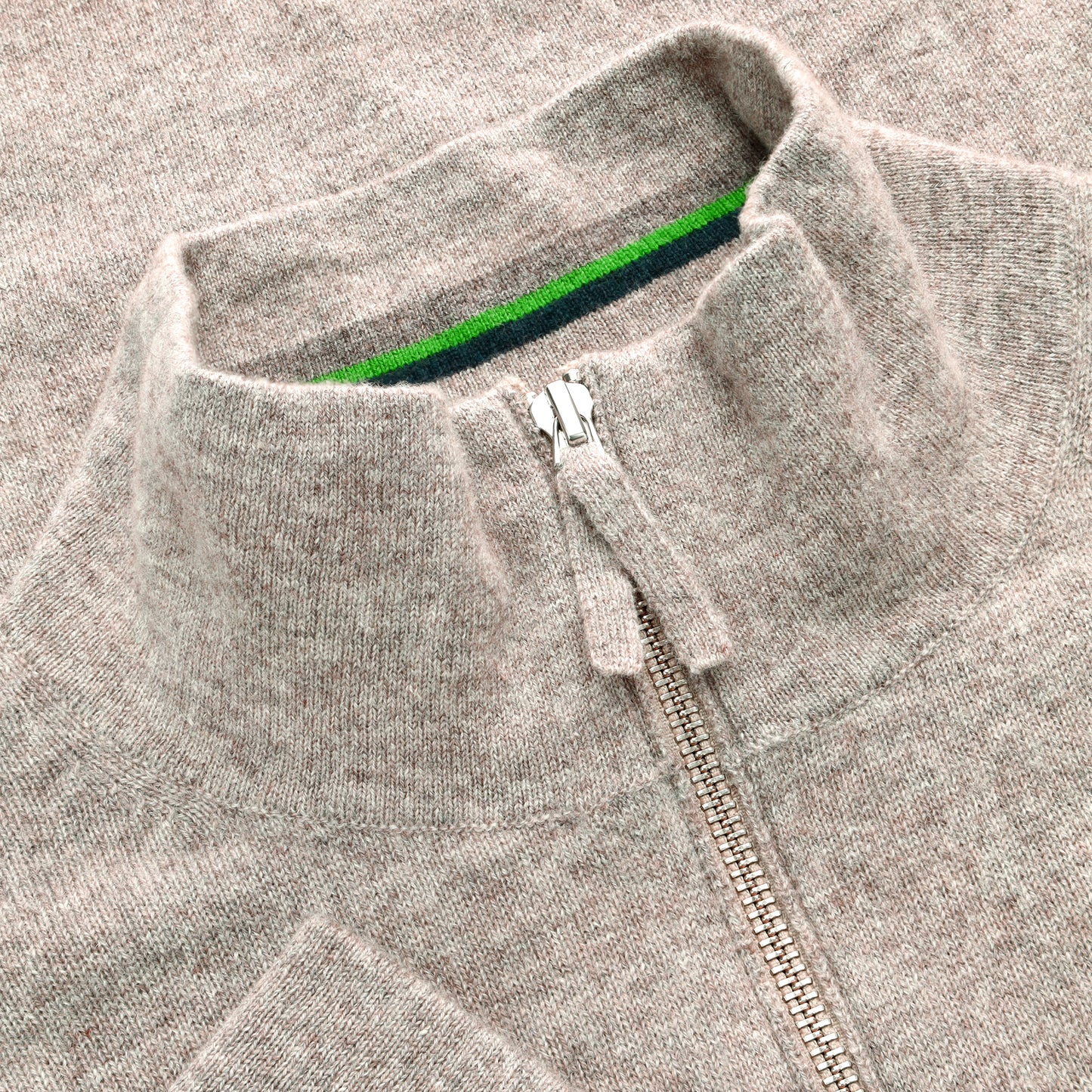 Napolitano Beige Cashmere Turtleneck Jumper