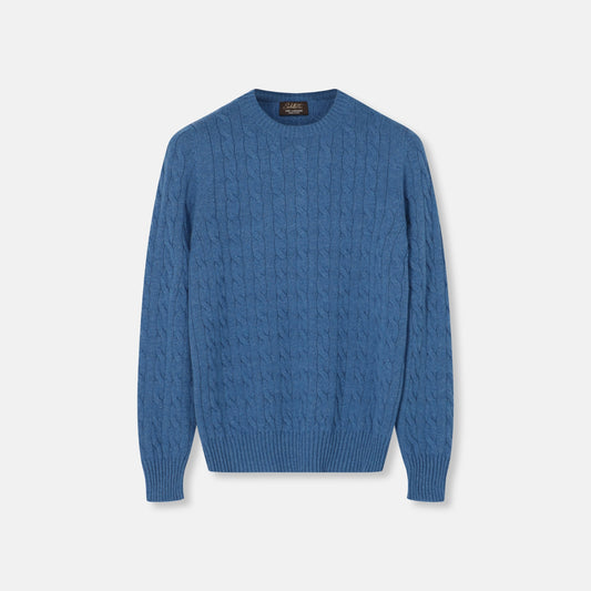 Capri Cable Knit Cashmere Sweater