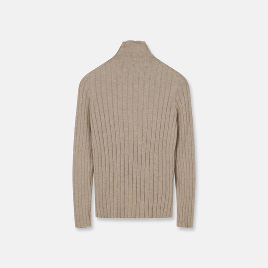 Alpen Turtleneck - Cashmere Cream Sweater