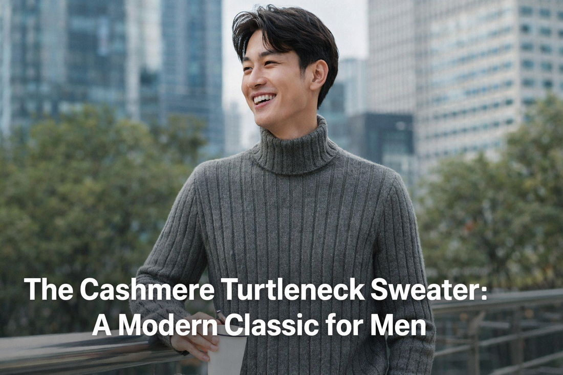 The Cashmere Turtleneck Sweater A Modern Classic for Men