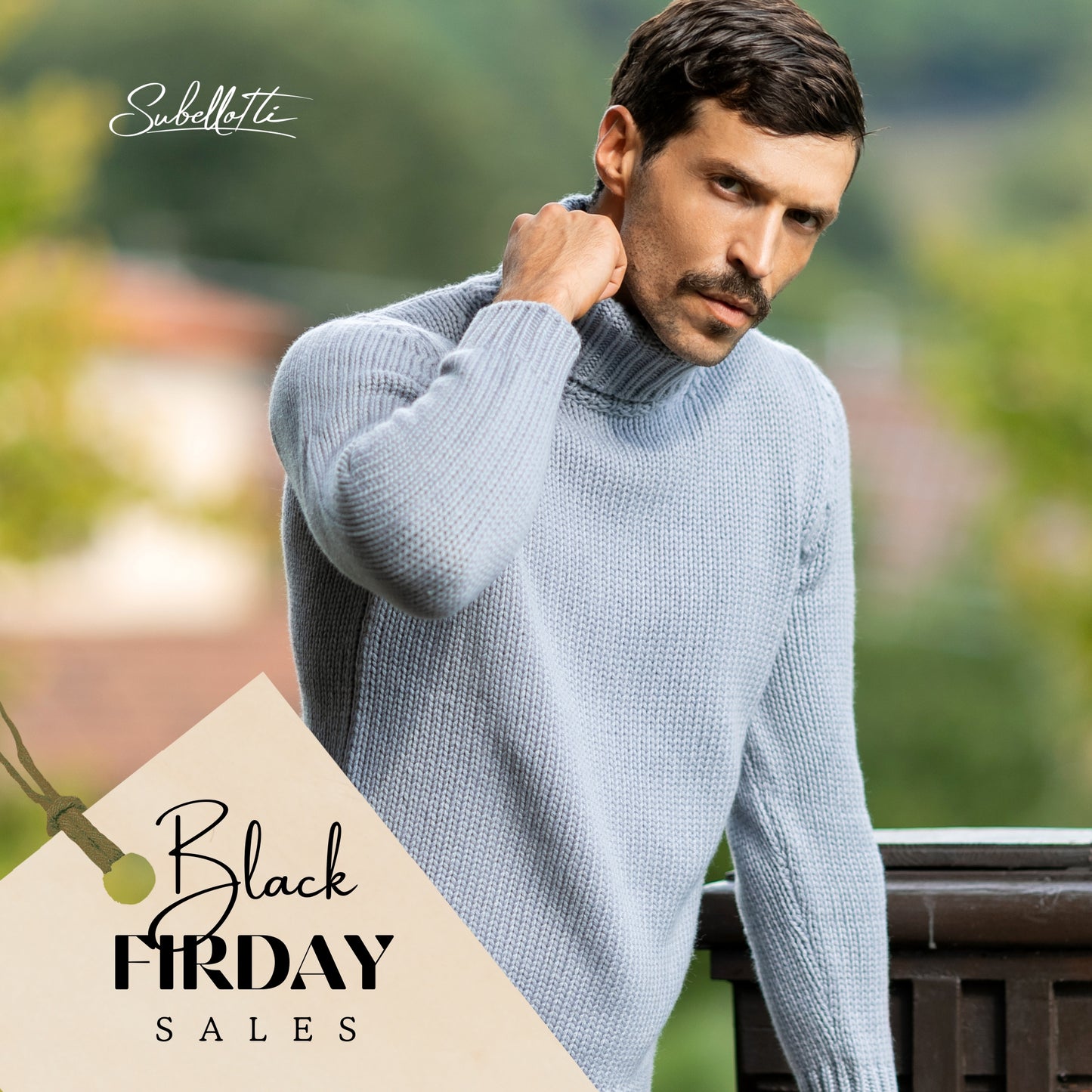 Dolce Vita Nuvola Gray Cashmere Turtleneck Sweater