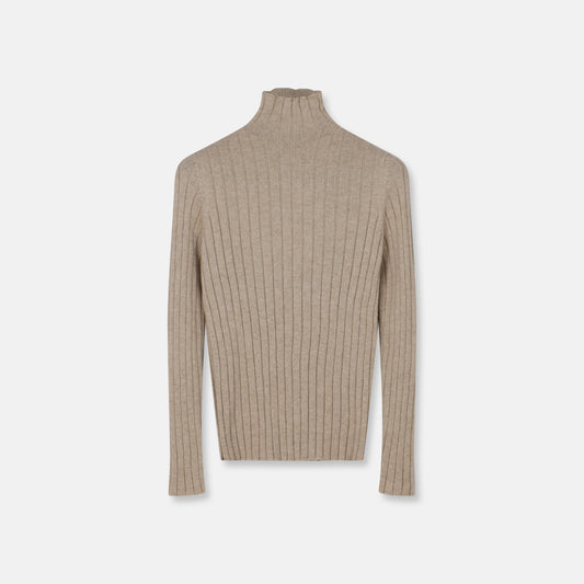 Alpen Turtleneck Cashmere Cream sweater