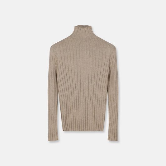 Alpen Turtleneck Cream — front view