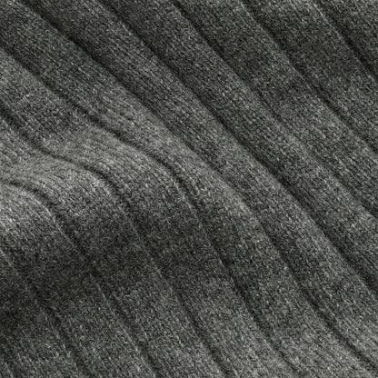 Alpen Turtleneck Dark Grey — side view