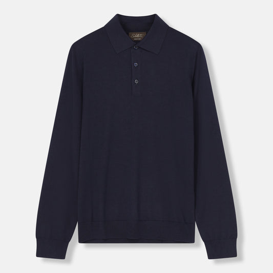 Blu Notte Polo Navy — front view