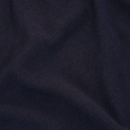 Blu Notte Polo Navy — fabric texture