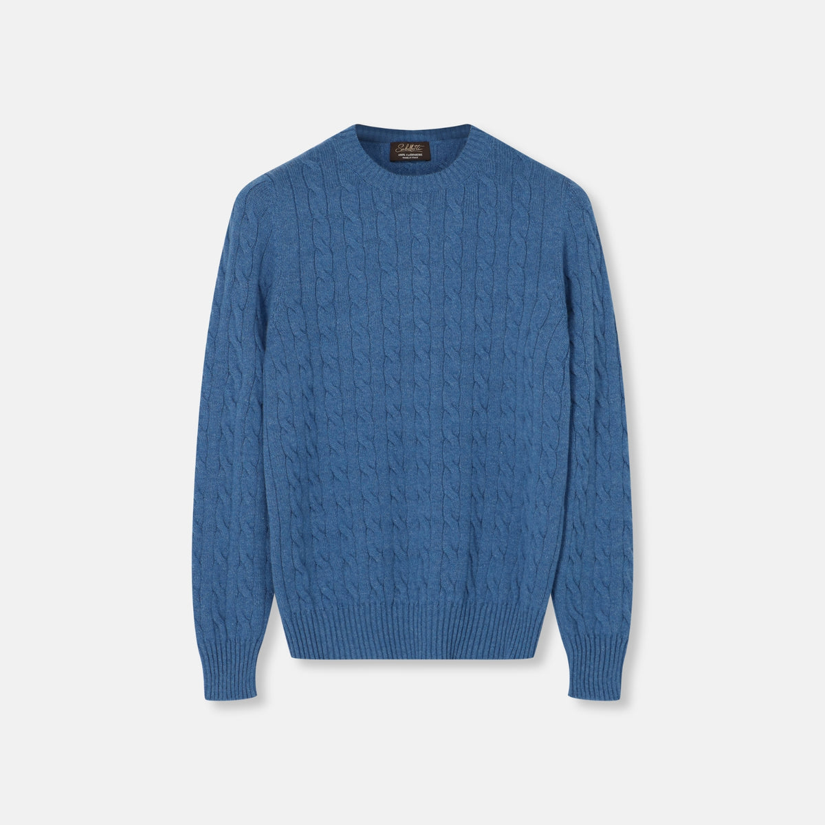 Capri Crewneck Steel Blue — back view