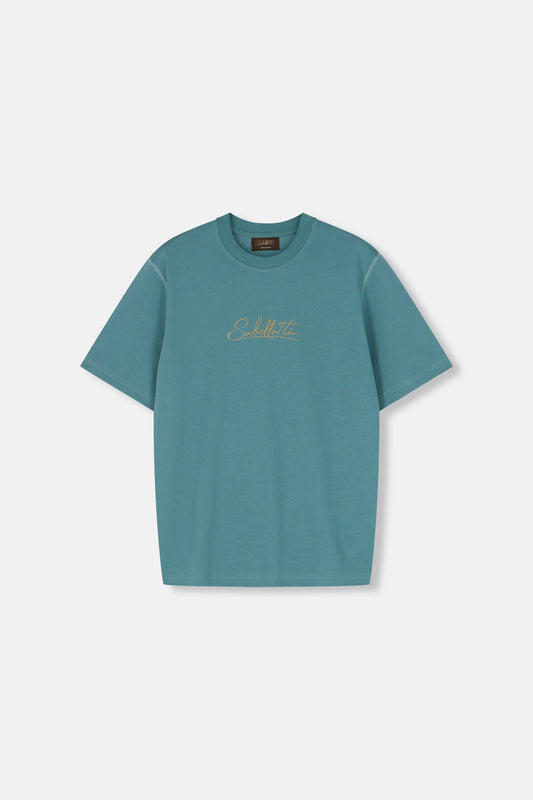 Casa Palermo T-Shirt Petrol – front view