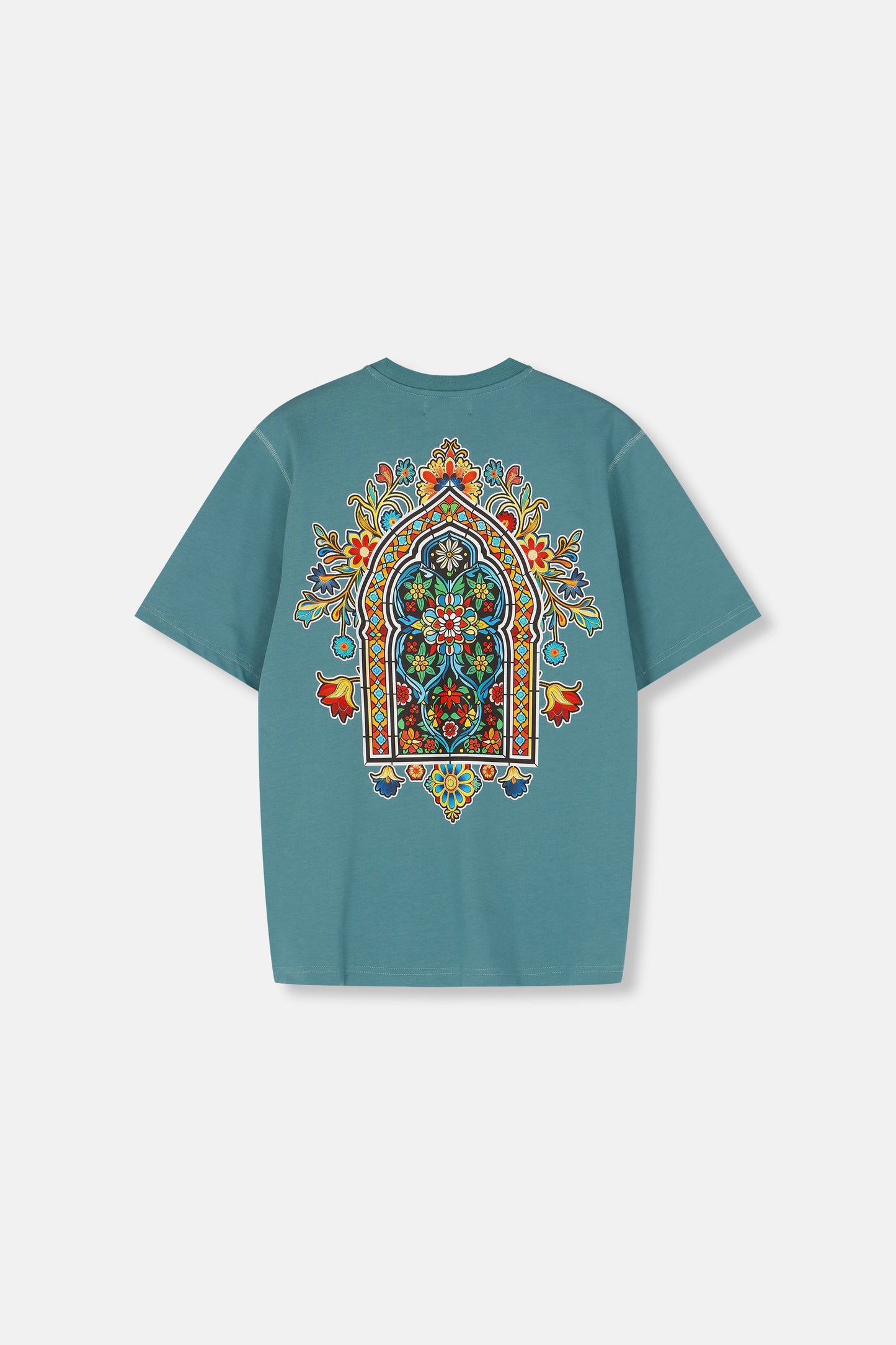 Casa Palermo T-Shirt Petrol – side view