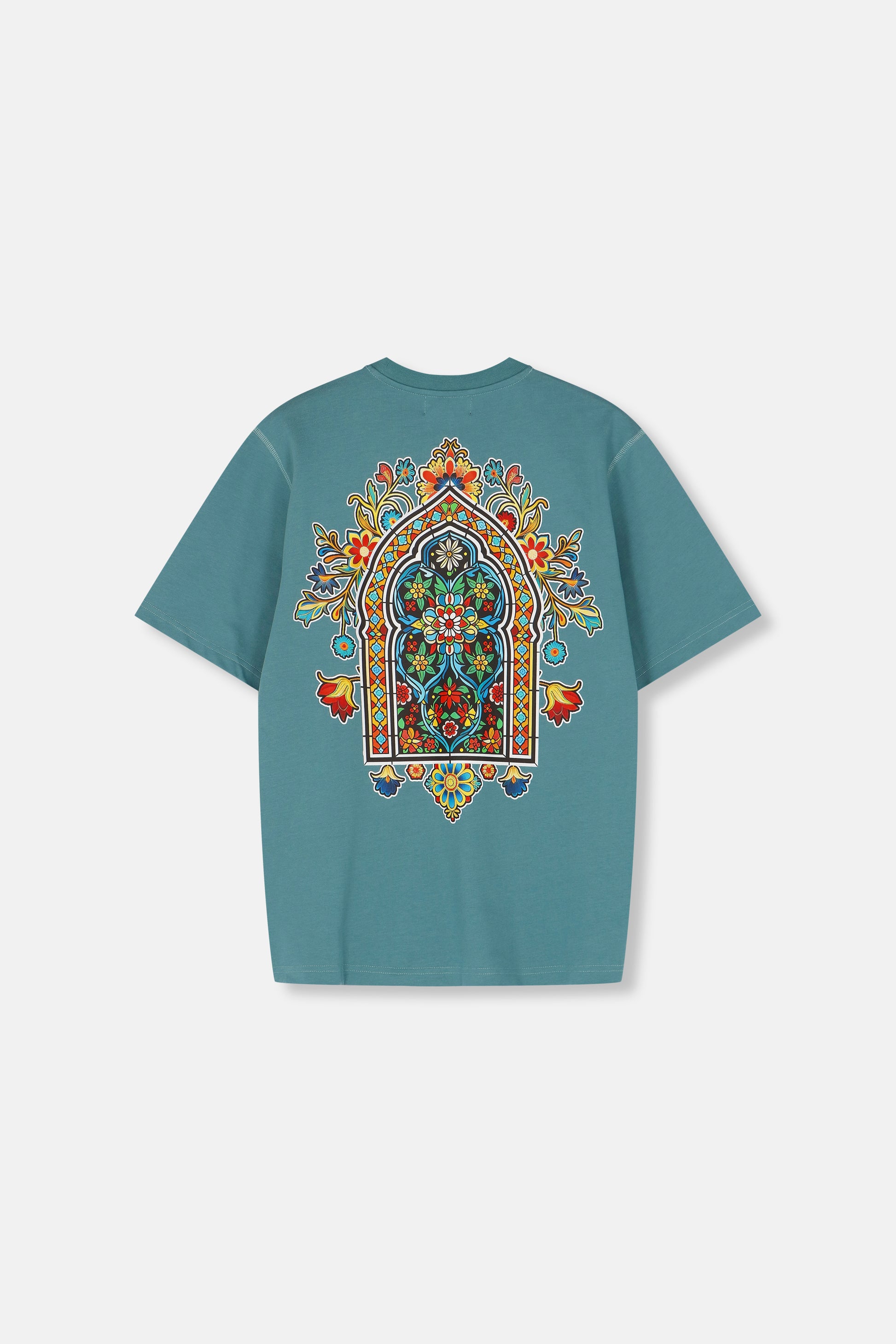 Casa Palermo T-Shirt Petrol – side view