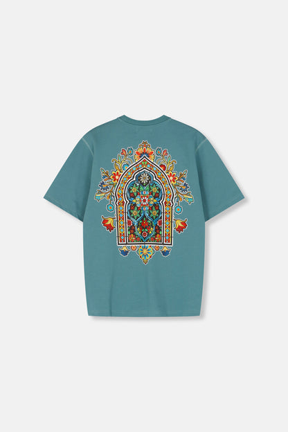 Casa Palermo T-Shirt Petrol – side view