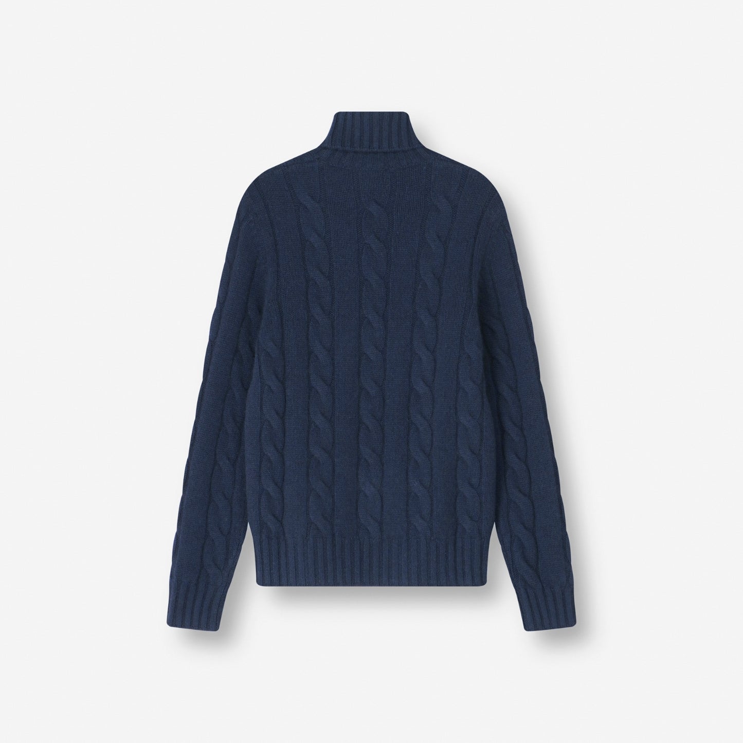 Dolcevita Turtleneck Navy Profondo — back view