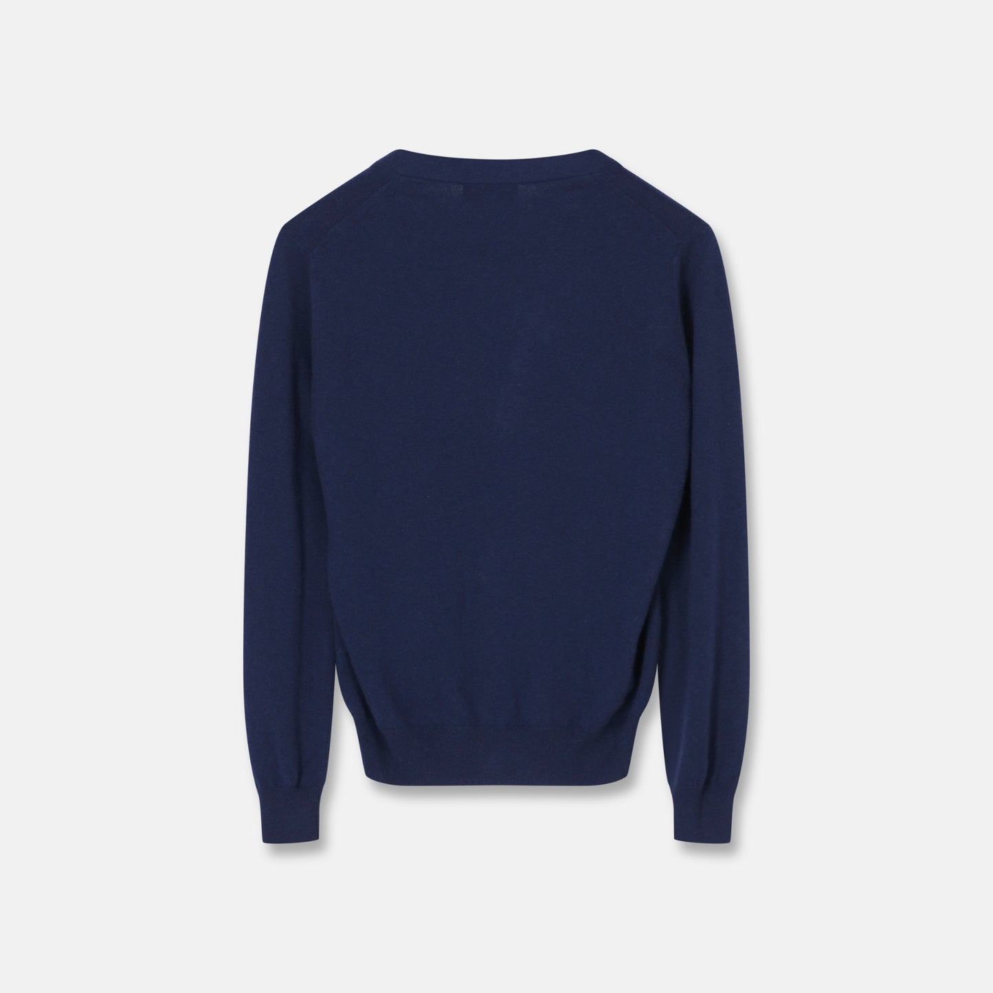 Lugano Cardigan Navy — back view