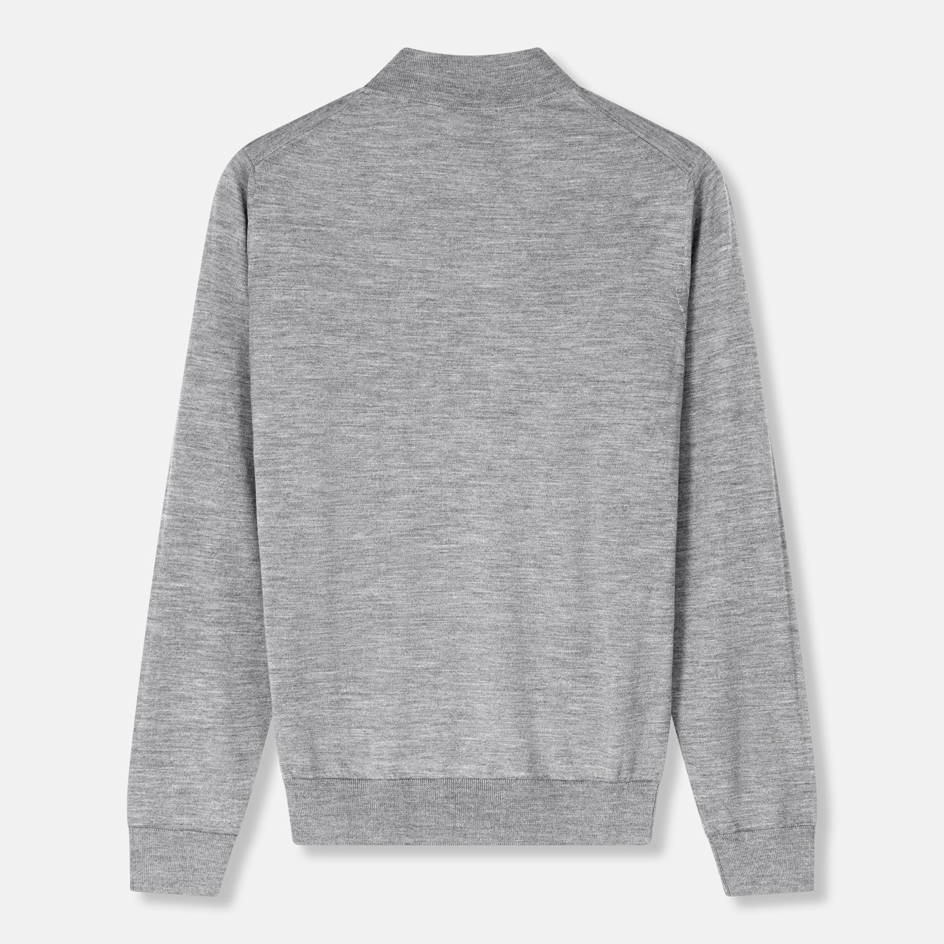 Luno Crewneck Grey — back view
