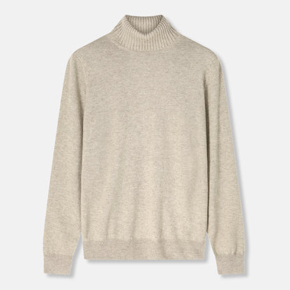 Napolitano Turtleneck Beige by SUBELLOTTI — front view