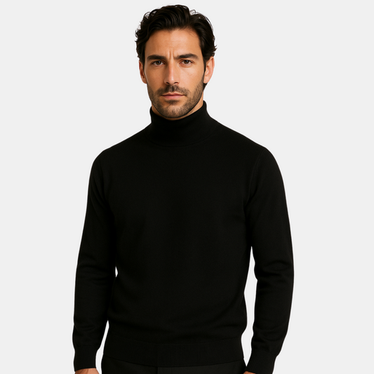 Napolitano Turtleneck Black — front view