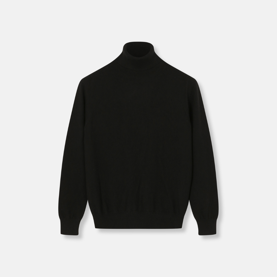Napolitano Turtleneck Black — back view