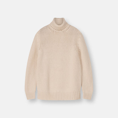 Nuvola Turtleneck Latte — front view