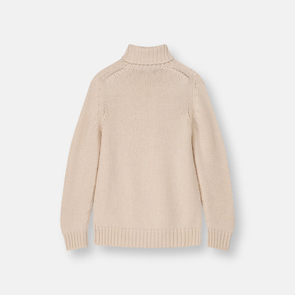 Nuvola Turtleneck Latte — side view