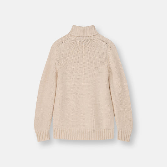 Nuvola Turtleneck Latte — side view