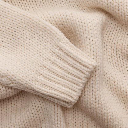 Nuvola Turtleneck Latte — collar and cuff detail