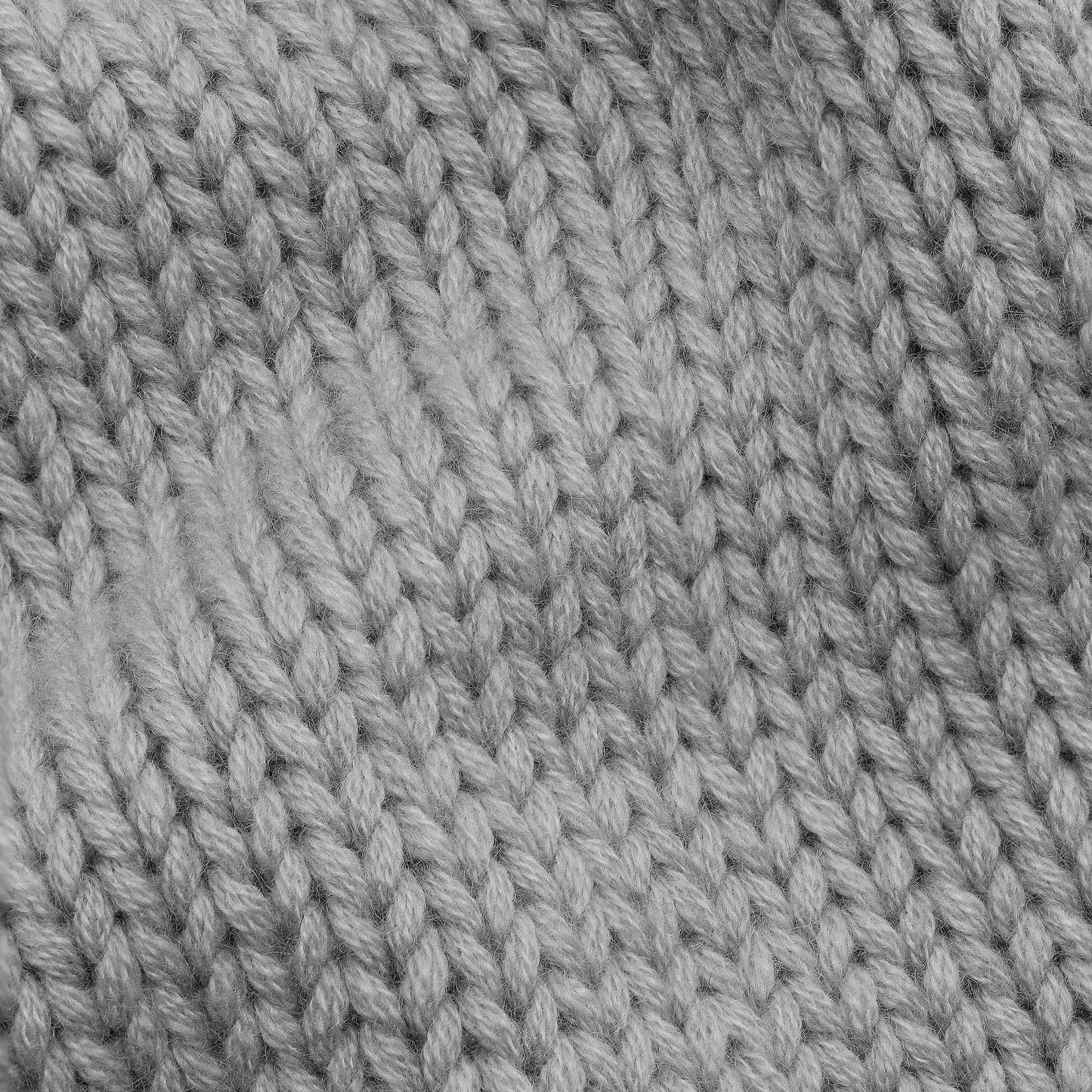 Nuvola Turtleneck Stone Grey — knit texture close-up