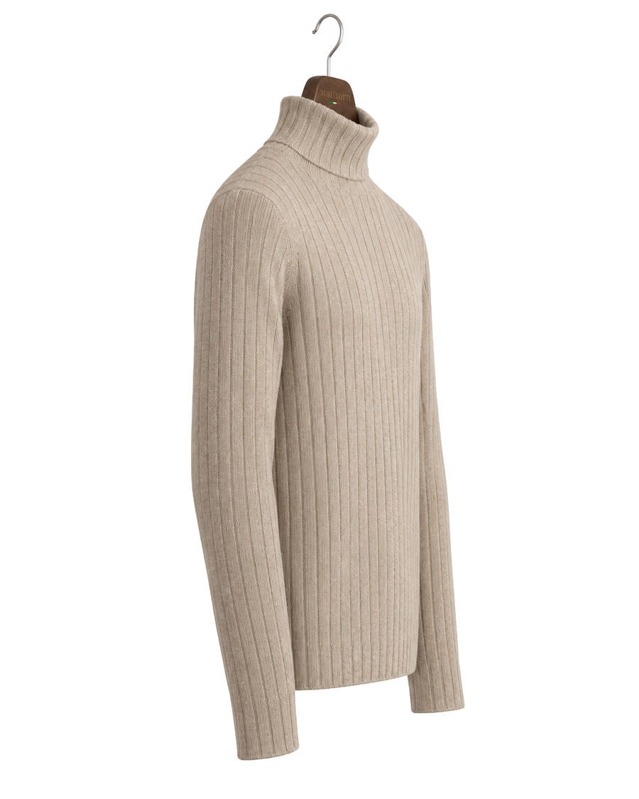 Alpen Turtleneck Cream — Side