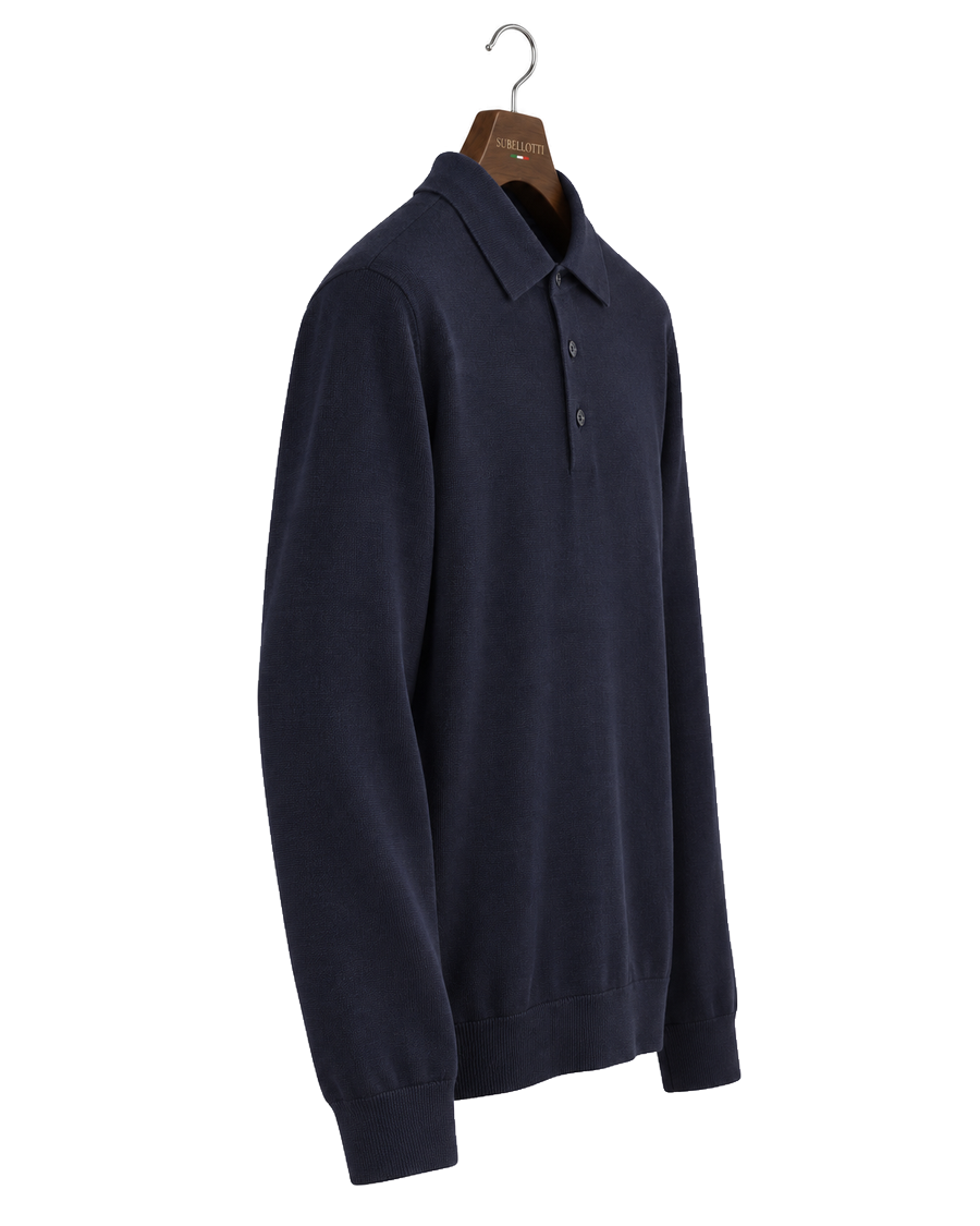 Blu Notte Polo Navy — Side