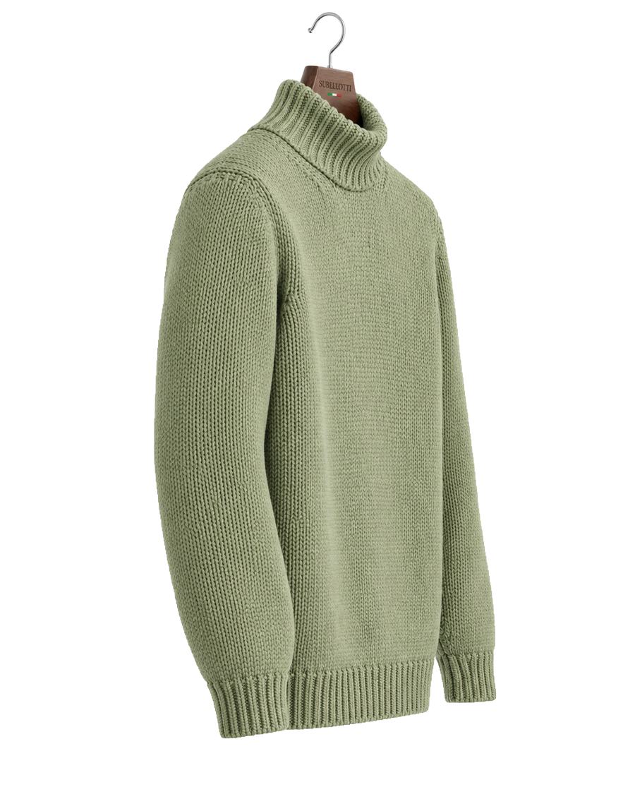 Nuvola Turtleneck Green — Side