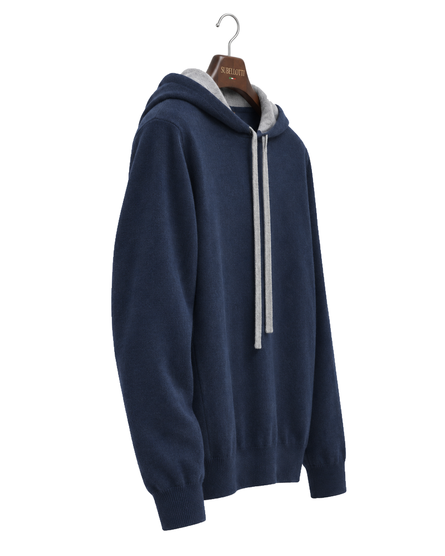 Riva Hoodie Navy — Side