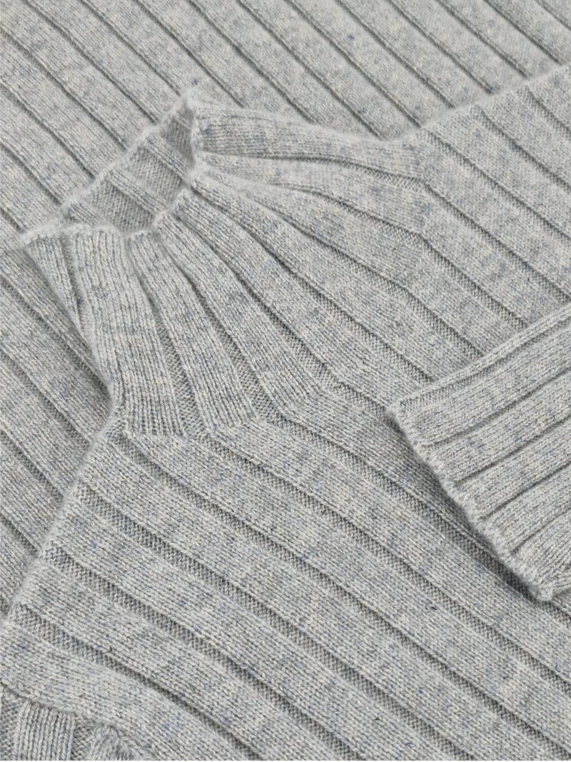 Ribes Turtleneck Light Grey — front view