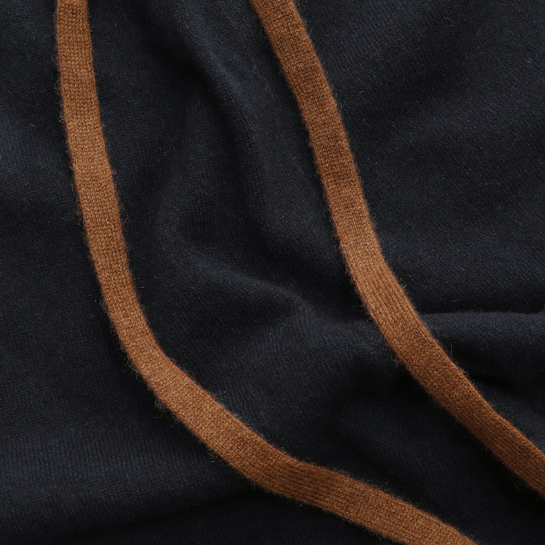 Riposo Trouser Navy — back view