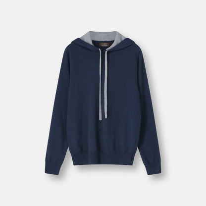 Riva Hoodie Navy — front view