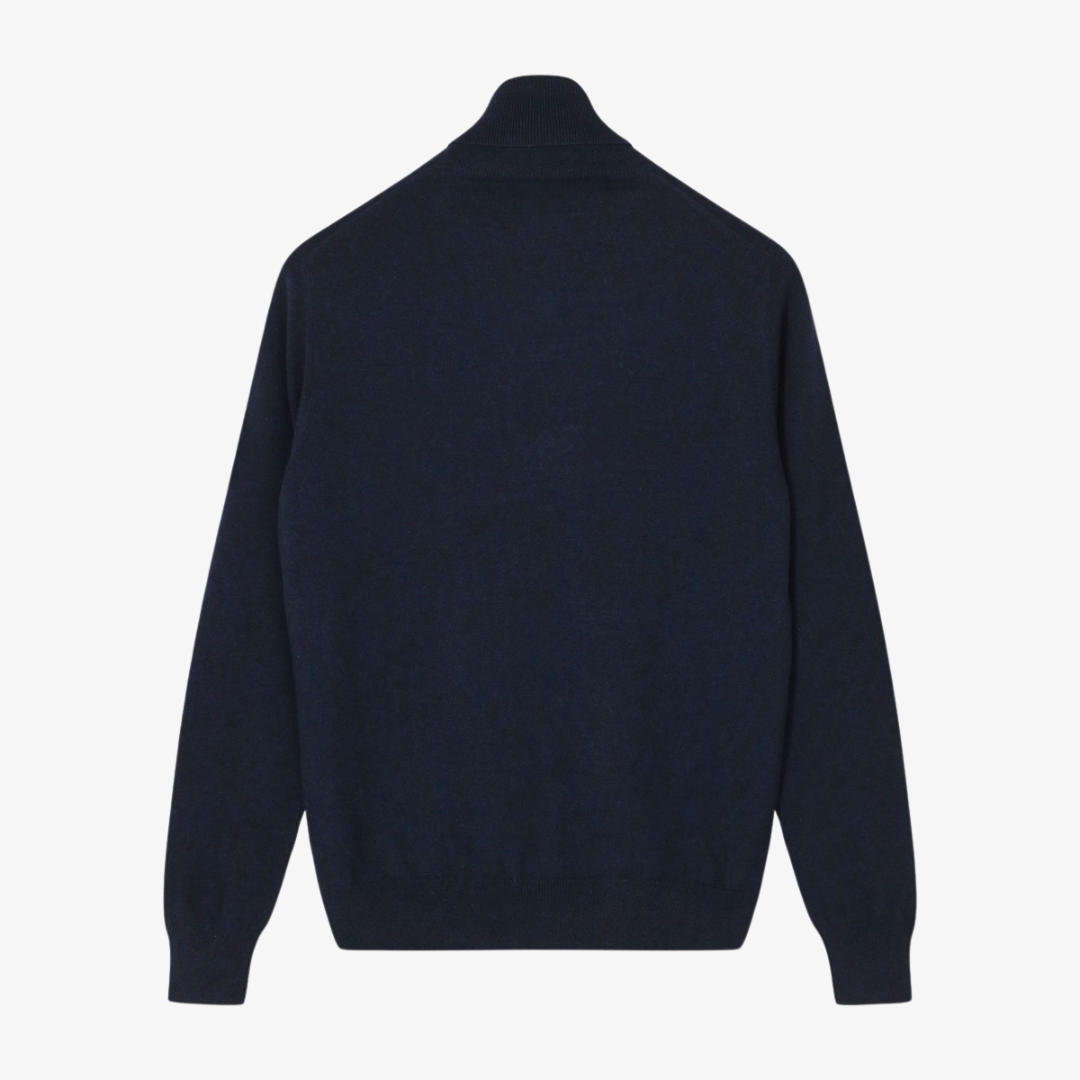 Sella Turtleneck Navy — back view